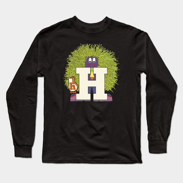 The Letter People Mr. H Hair Long Sleeve T-Shirt by Surface Maximus